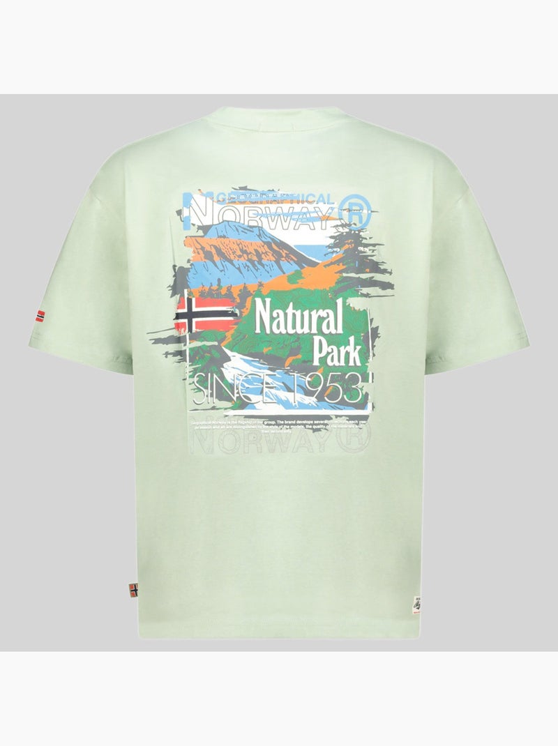 T-shirt jpark – geographical norway Verde - Kiabi