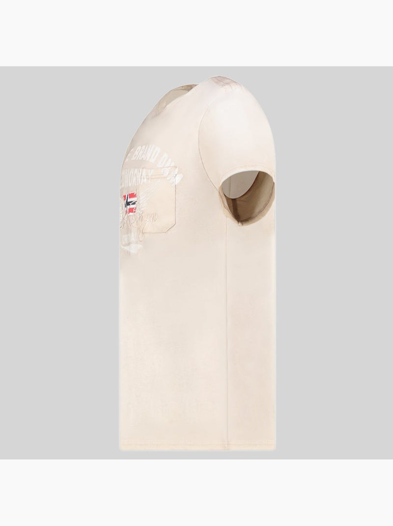 T-shirt jross – geographical norway Bege - Kiabi