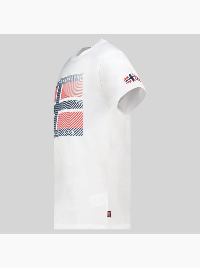 T-shirt junter – geographical norway Branco - Kiabi