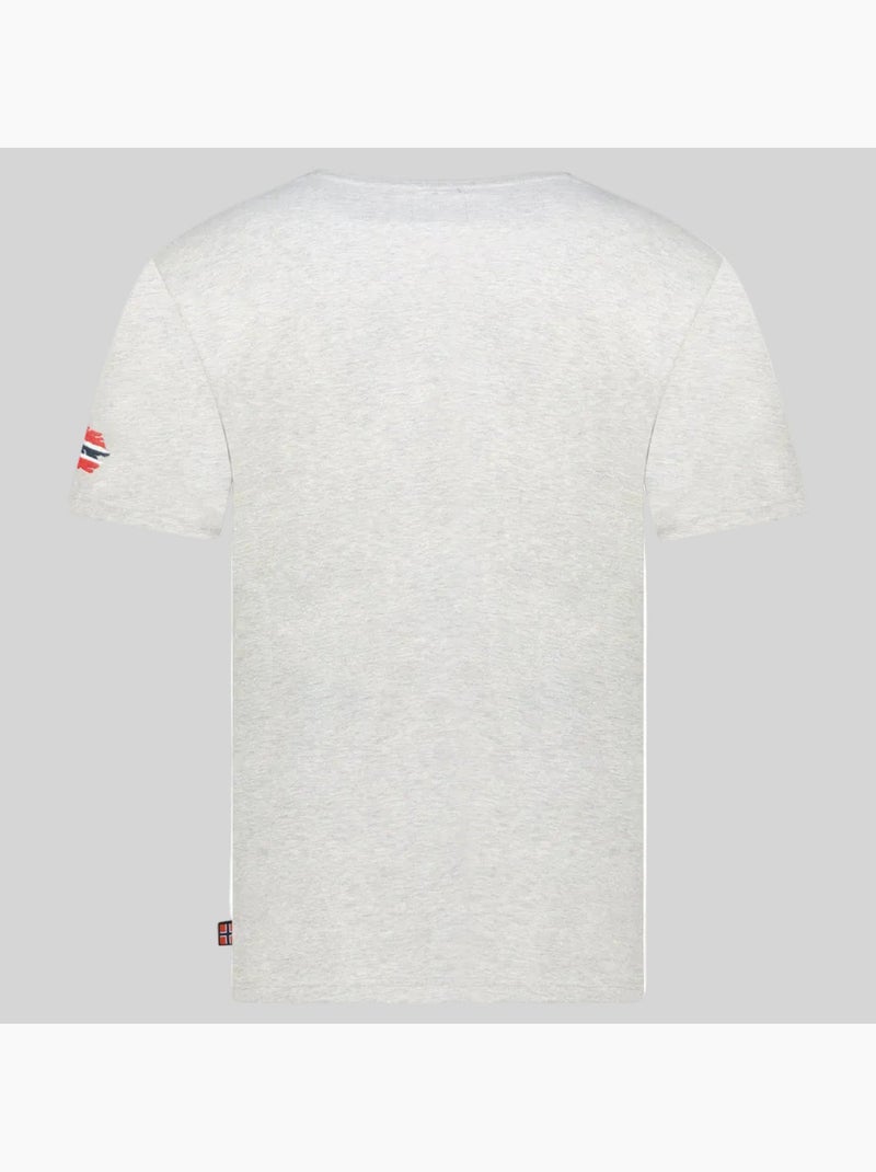 T-shirt junter – geographical norway Cinza claro - Kiabi