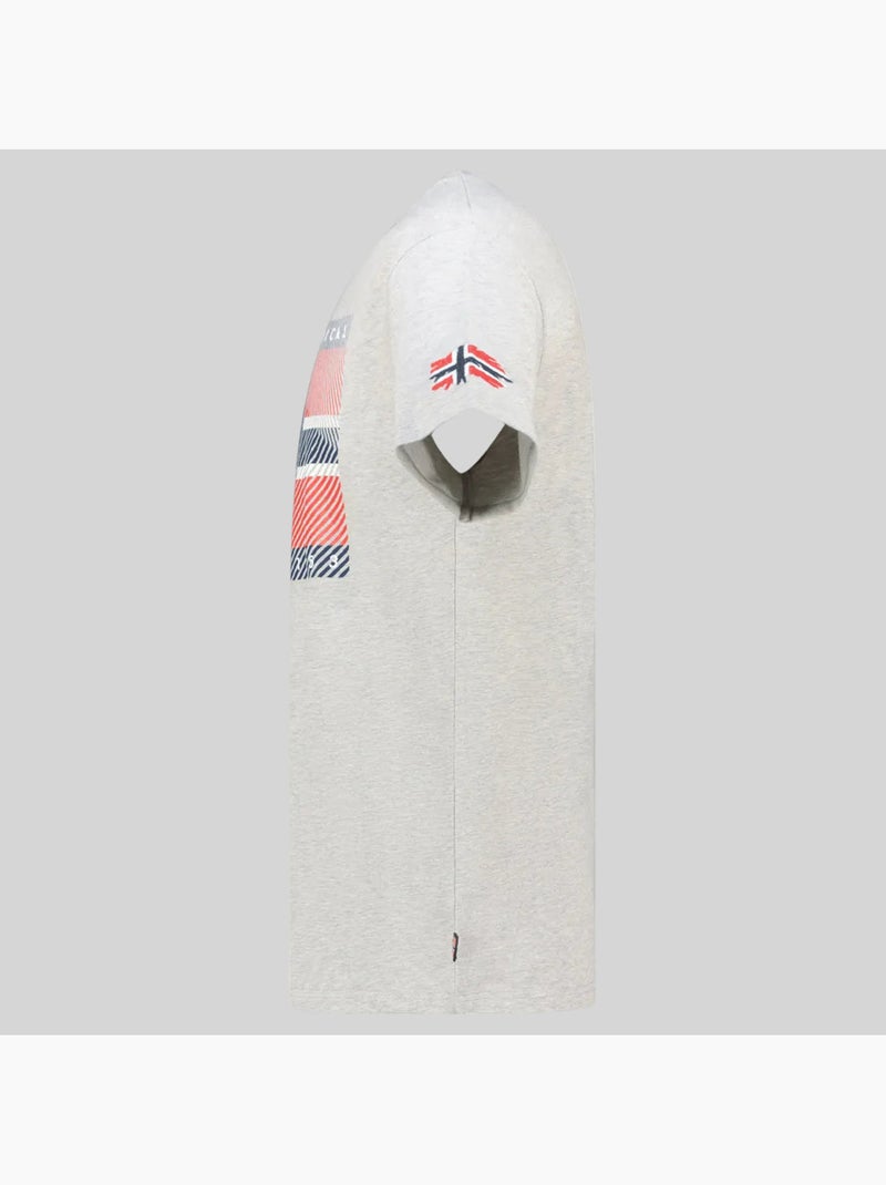 T-shirt junter – geographical norway Cinza claro - Kiabi