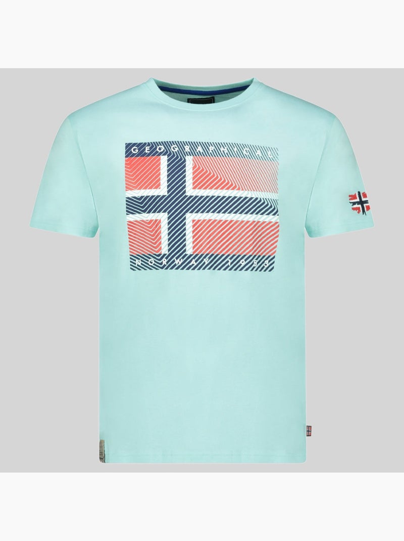 T-shirt junter – geographical norway Hortelã - Kiabi