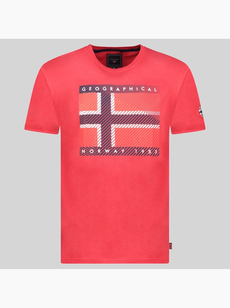 T-shirt junter – geographical norway Vermelho - Kiabi