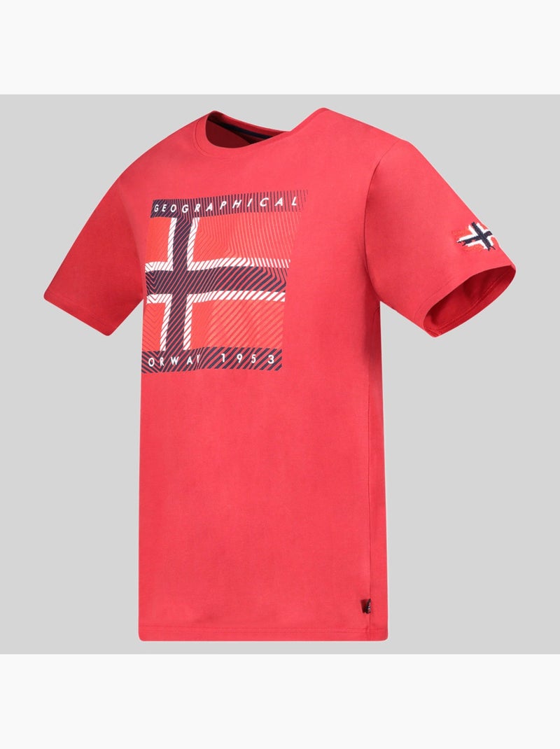 T-shirt junter – geographical norway Vermelho - Kiabi