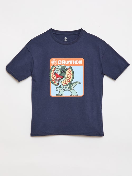 T-shirt 'Jurassic World' de manga curta - Kiabi