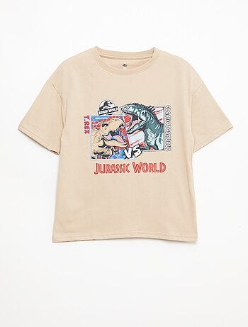 T-shirt 'Jurassic World' de manga curta
