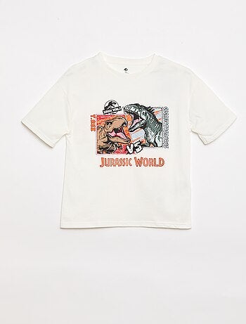 T-shirt 'Jurassic World' de manga curta