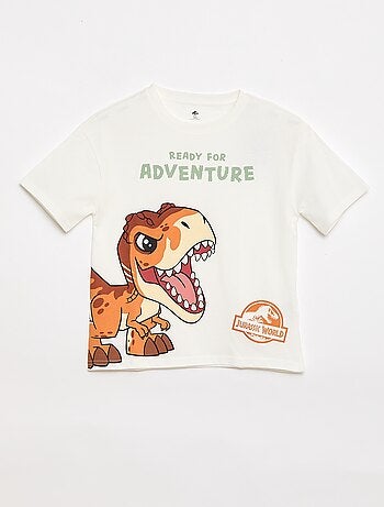 T-shirt 'Jurassic World' de manga curta