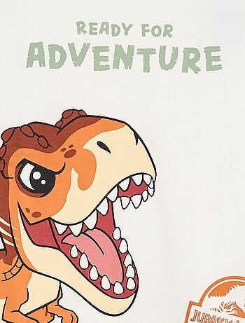 T-shirt 'Jurassic World' de manga curta
