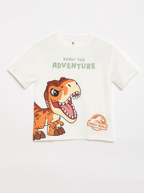 T-shirt 'Jurassic World' de manga curta - Kiabi
