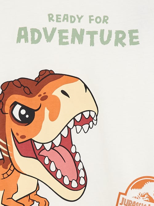 T-shirt 'Jurassic World' de manga curta - Kiabi