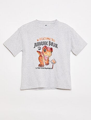 T-shirt 'Jurassic World' de manga curta