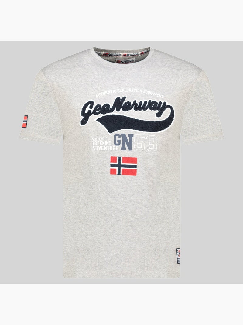 T-shirt jurbank – geographical norway Cinza claro - Kiabi