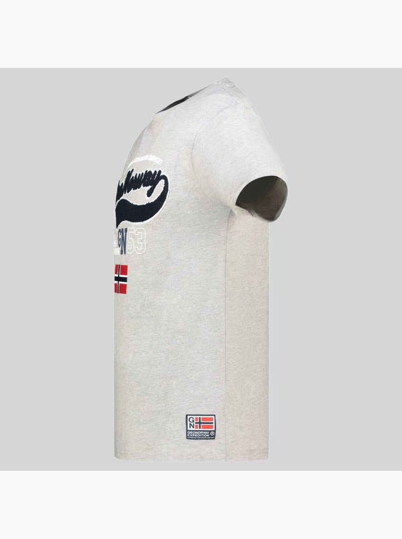 T-shirt jurbank – geographical norway Cinza claro - Kiabi