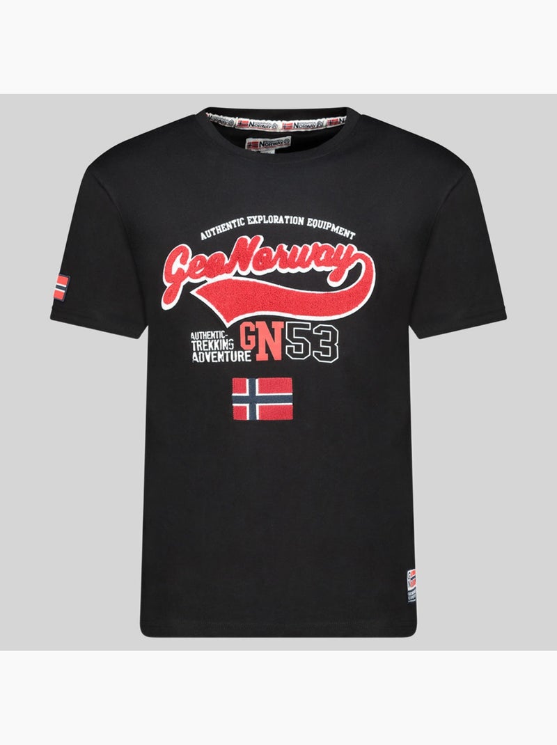 T-shirt jurbank – geographical norway Preto - Kiabi