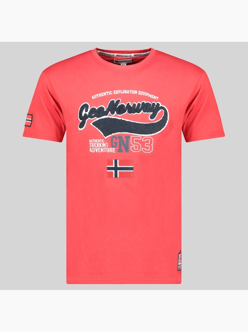 T-shirt jurbank – geographical norway Vermelho - Kiabi