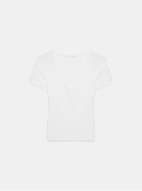 T-shirt justa com decote em v e manga curta dilvin - Kiabi T-shirt justa com decote em v e manga curta dilvin - Kiabi
