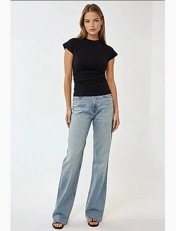 T-shirt justa com gola redonda e manga curta hiccup