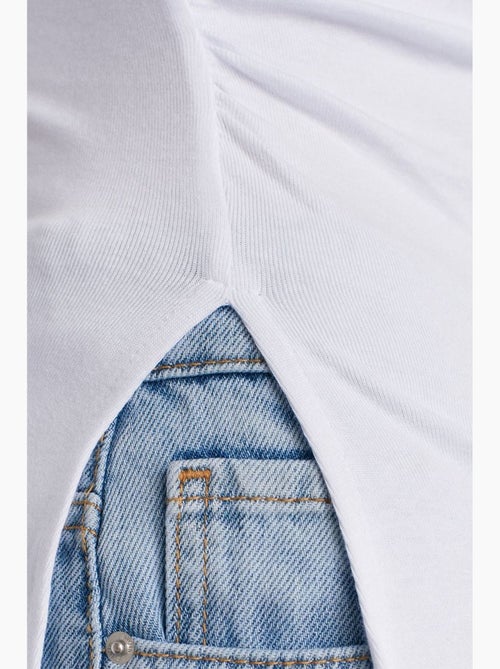 T-shirt justa gola barco manga comprida dilvin - Kiabi T-shirt justa gola barco manga comprida dilvin - Kiabi