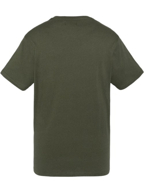T-shirt Kaki Bordada Schott para Homem - Kiabi T-shirt Kaki Bordada Schott para Homem - Kiabi