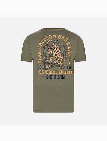 T-shirt Kaki Kaporal BENZI para Homem
