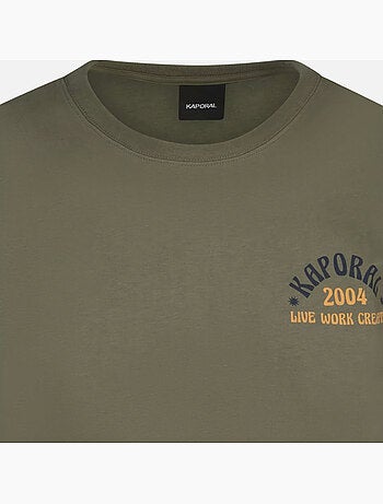 T-shirt Kaki Kaporal BENZI para Homem