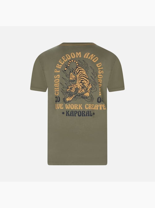 T-shirt Kaki Kaporal BENZI para Homem - Kiabi T-shirt Kaki Kaporal BENZI para Homem - Kiabi