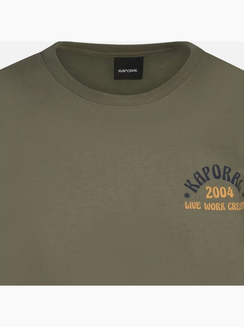 T-shirt Kaki Kaporal BENZI para Homem - Kiabi T-shirt Kaki Kaporal BENZI para Homem - Kiabi