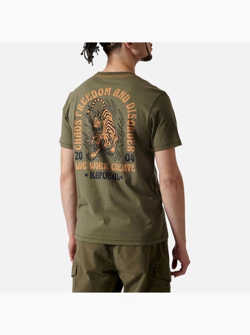 T-shirt Kaki Kaporal BENZI para Homem - Kiabi T-shirt Kaki Kaporal BENZI para Homem - Kiabi