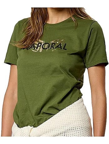 T-shirt Kaki Kaporal ELOAE para Mulher
