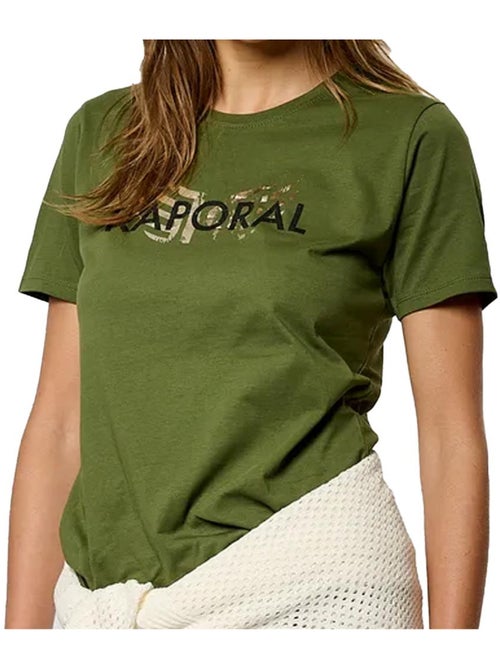 T-shirt Kaki Kaporal ELOAE para Mulher - Kiabi T-shirt Kaki Kaporal ELOAE para Mulher - Kiabi