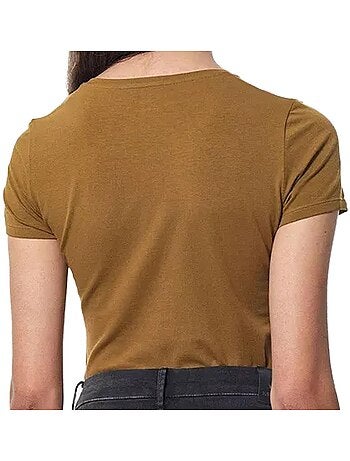 T-shirt Kaki Kaporal Faro para Mulher