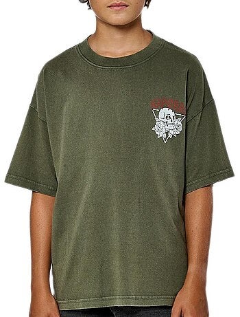 T-Shirt Kaki Kaporal MOSTO para Rapaz