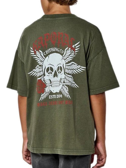 T-Shirt Kaki Kaporal MOSTO para Rapaz - Kiabi T-Shirt Kaki Kaporal MOSTO para Rapaz - Kiabi
