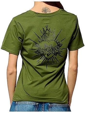 T-Shirt Kaki Kaporal VALM para Mulher