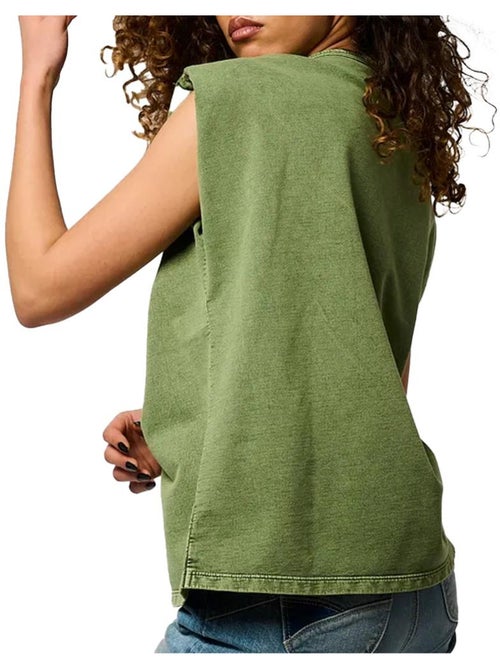 T-Shirt Kaki Kaporal VOLVE para Mulher - Kiabi T-Shirt Kaki Kaporal VOLVE para Mulher - Kiabi
