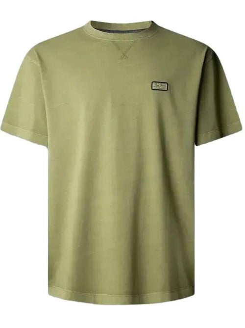 T-shirt kaki masculina pepe jeans joaquin - Kiabi T-shirt kaki masculina pepe jeans joaquin - Kiabi