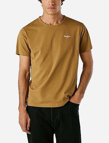 T-shirt básica vermelha pepe jeans original para homem