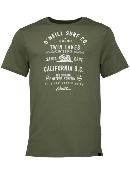 T-Shirt Kaki O'Neill Muir para Homem - Kiabi