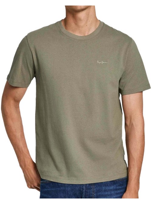 T-shirt Kaki para Homem Pepe Jeans Connor - Kiabi T-shirt Kaki para Homem Pepe Jeans Connor - Kiabi