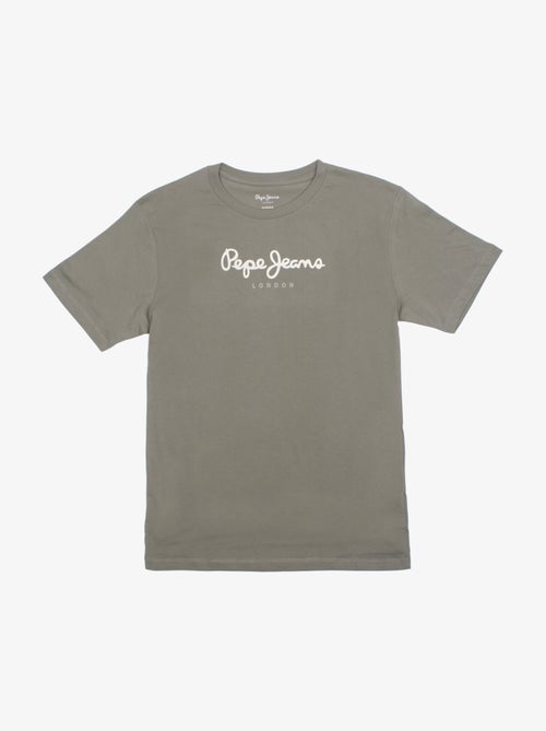 T-shirt Kaki para Homem Pepe Jeans Eggo AQW - Kiabi
