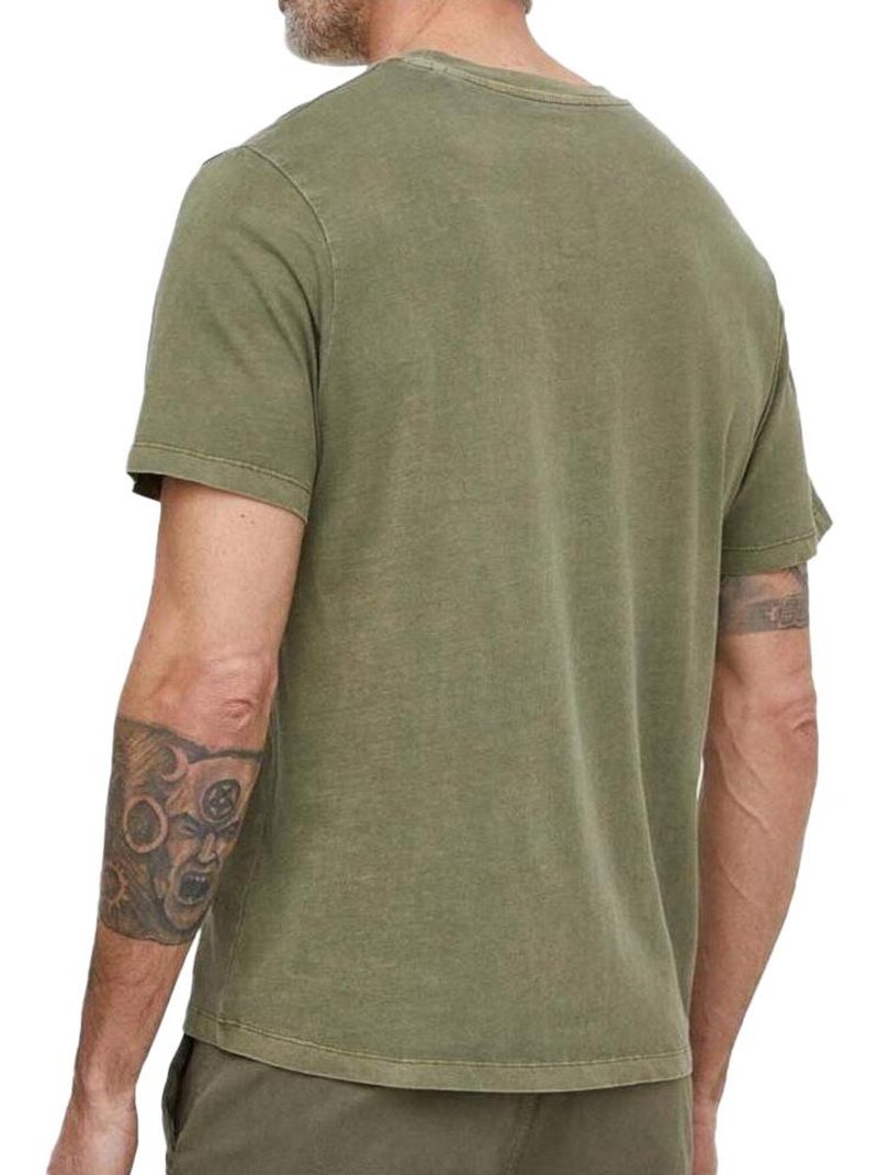 T-shirt Kaki para Homem Pepe Jeans Jacko PM50866 Verde cáqui claro - Kiabi