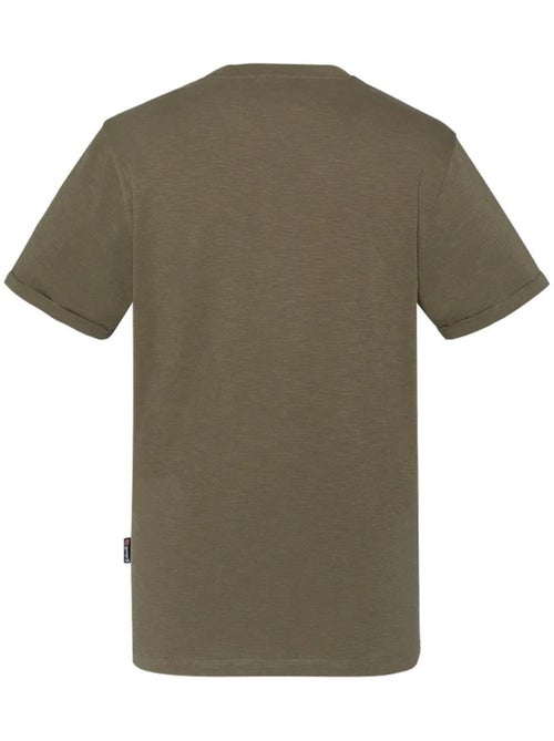 T-Shirt Kaki para Homem Schott TSKEA1 - Kiabi