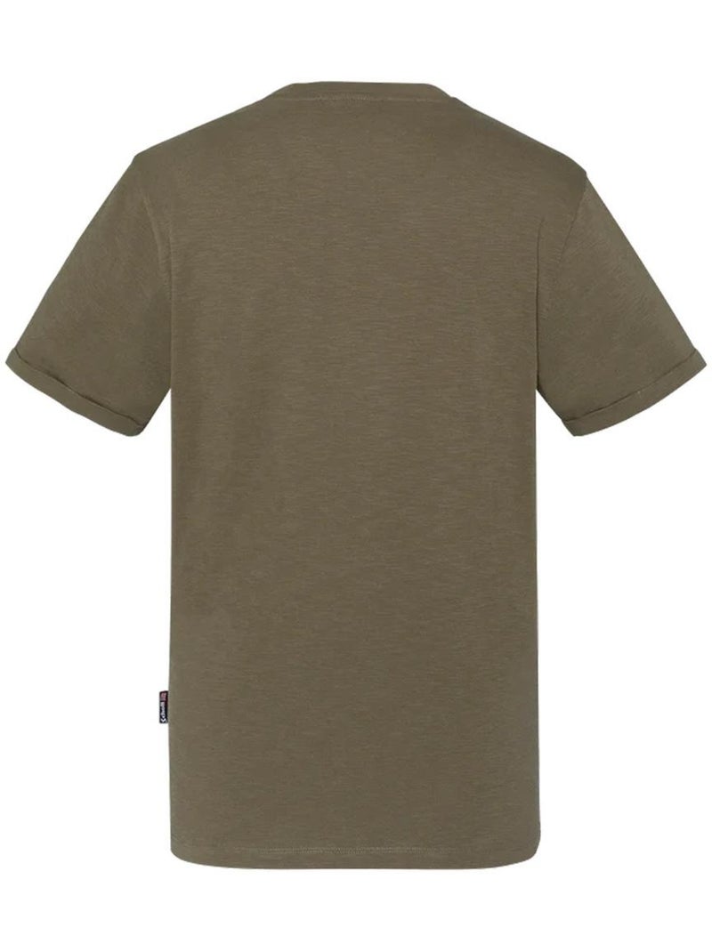 T-Shirt Kaki para Homem Schott TSKEA1 Verde cáqui claro - Kiabi