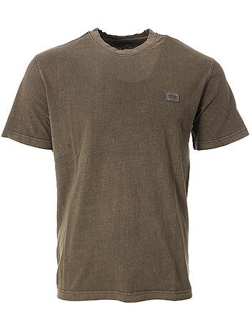 T-shirt kaki para homem teddy smith ericko