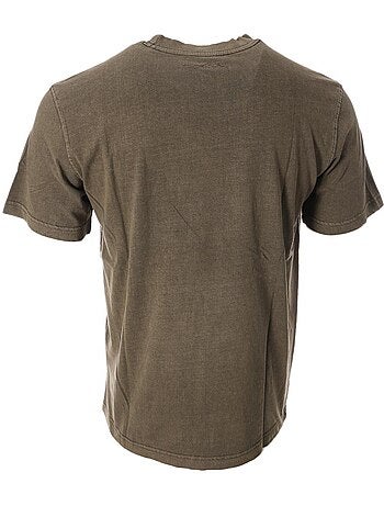 T-shirt kaki para homem teddy smith ericko