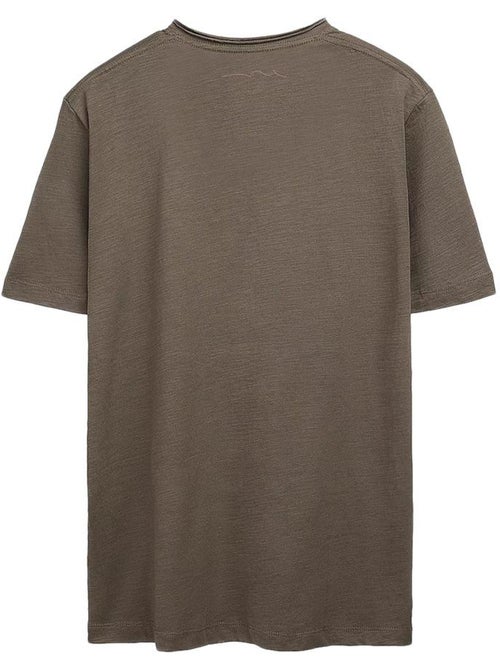 T-shirt kaki para homem teddy smith gildas - Kiabi