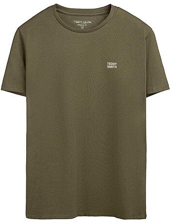 T-shirt turquesa masculina teddy smith total 1