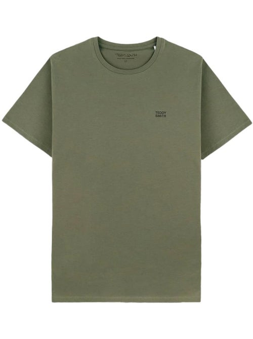 T-shirt Kaki para Homem Teddy Smith Total - Kiabi T-shirt Kaki para Homem Teddy Smith Total - Kiabi
