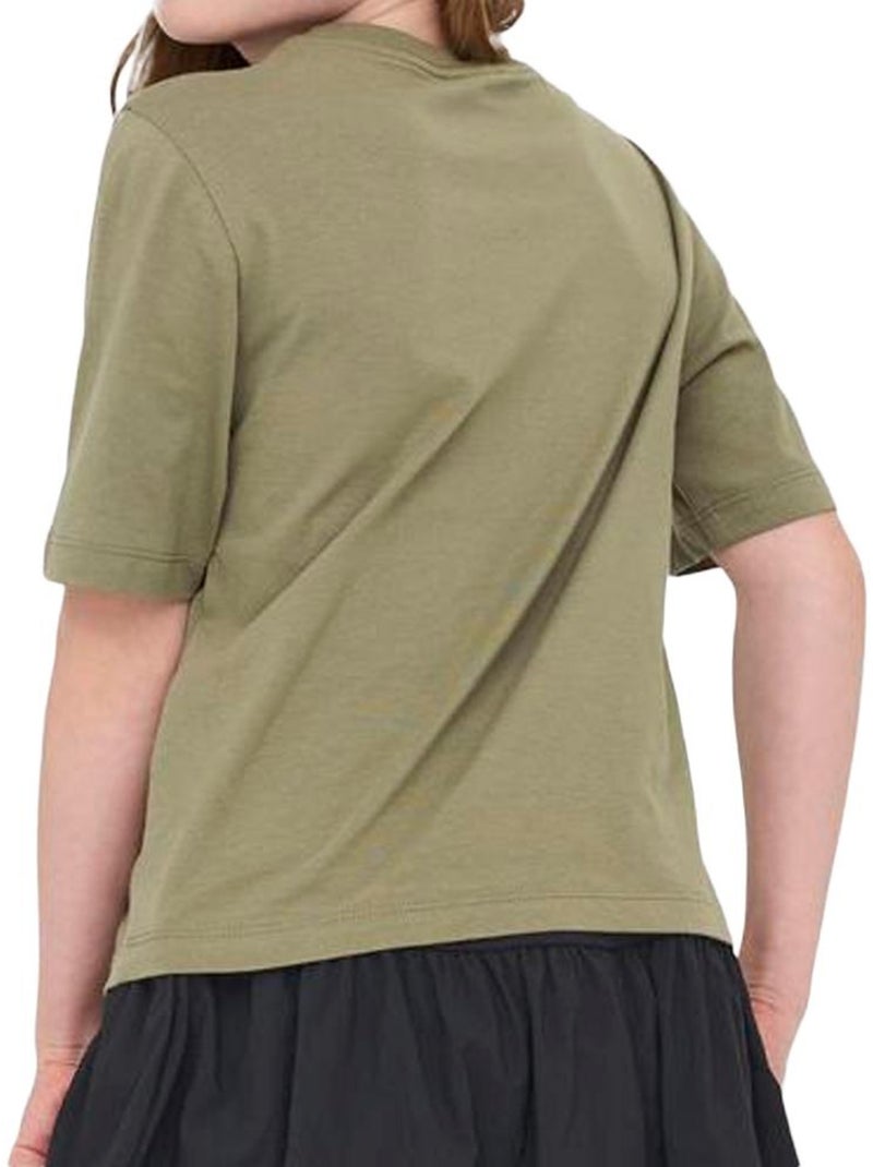 T-Shirt Kaki para Menina ONLY Kids Kogrex Verde cáqui claro - Kiabi